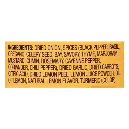 DASH SALT-FREE LEMON PEPPER SEASONING BLEND, KOSHER, 6.75 OZ SHAKER