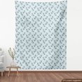 thumbnail image 4 of Ambesonne Anchor Fabric by the Yard Upholstery, Ocean Drop Navy, 1 Yard, Mint Green Dark Blue, 4 of 5