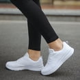 thumbnail image 2 of Mocasines casuales Planos de malla acolchada Zapatos para correr Suave Mujer Accesorios para exteriores Hugtrwg Para estrenar, 2 of 7