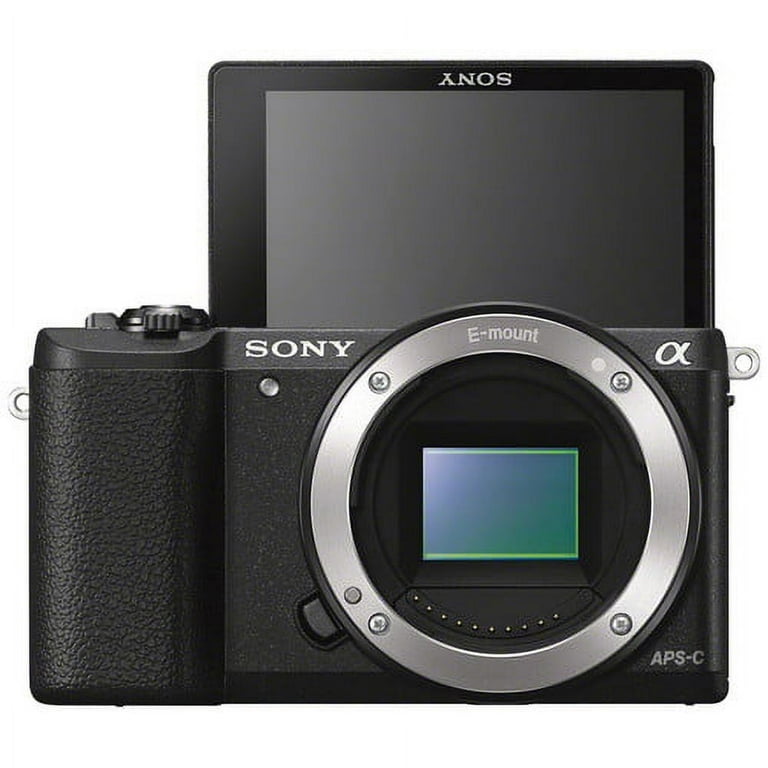 Sony Alpha a5100 Mirrorless Camera - Black (Body only Sony Alpha a5100 Mirrorless Camera - Black (Body only