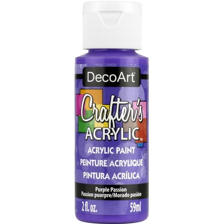 UPC: 0766218005755 | DecoArt Crafter s Acrylic Paint 2 oz. Purple Passion