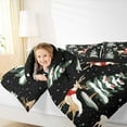 thumbnail image 4 of jejeloiu Cute Christmas Reindeer Full Size Comforter Sets,Xmas Theme Tree Bedding Comforter Set,White Snowflake Bedding Sets For Child,Luxury Bedroom Decor Reversible,3pcs, 4 of 8