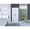 White, variant on FM FURNITURE Rio 2-Door Wood Armoire with 1-Cabinet & One Hidden Drawer in White