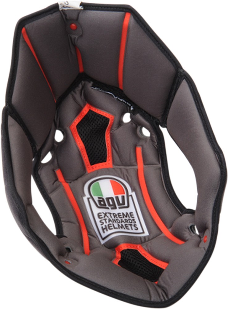 AGV Corsa17 Helmet Top Inner Liner Pad Gray/Orange