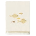 thumbnail image 3 of Authentic Hotel and Spa  Turkish Cotton Figi 4PC Embellished Towel Set Beige, 3 of 5