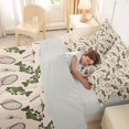 thumbnail image 4 of Feelyou Rustic Fishing Twin Bedding Sets for Kids, Farmhouse Marine Animal Bedding Comforter Set, Fresh Lake, Grey Reversible, 7pcs, 4 of 7