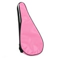 thumbnail image 4 of Squash Racquet Cover Bag, Shockproof Racket Carrying Bag Wear Resistant Lightweight Oxford Cloth With Adjustable Shoulder Strap For Sports Black,Pink, 4 of 8