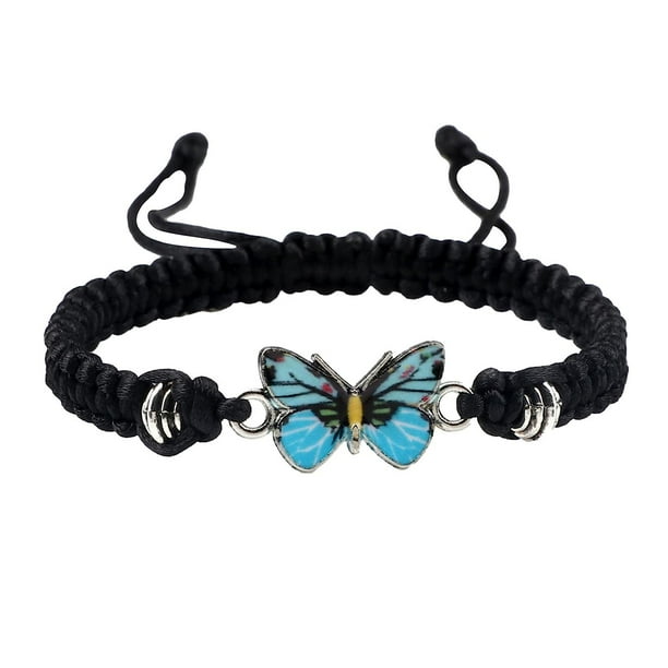 Butterfly Card Bracelets For Teen Girls Adjustable String Butterfly ...