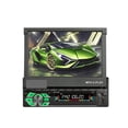thumbnail image 1 of Retractable 1 Din Radio Car Stereo Audio 7 inch MP5 MP4 Player Aux/USB/TF/FM/touch screen/bluetooth 3 languages menu ,Easy to Install, 1 of 7