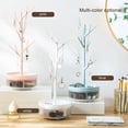 thumbnail image 4 of Jewelry Organizer Storage Rack Necklace Ring Key Stand Pendant Bracelet Rotatable Detachable Tower Tree, 4 of 20