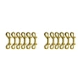 thumbnail image 3 of Inteprter 6 piezas de broches de perno reutilizables extraíbles de alta resistencia gancho de cierre de doble extremo para interior y exterior llavero Type1 NO1 Inteprter CBP197468, 3 of 5