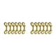 thumbnail image 3 of Inteprter 6 piezas de broches de perno reutilizables extraíbles de alta resistencia gancho de cierre de doble extremo para interior y exterior llavero Type1 NO1 Inteprter CBP197468, 3 of 5