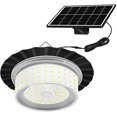 thumbnail image 2 of IP65 Agua Posteo solar impermeable Luz de 600lm 244 LED Solar Light Sensor de movimiento de aire interior para exteriores para casa de garaje Hogar en granero, 2 of 9