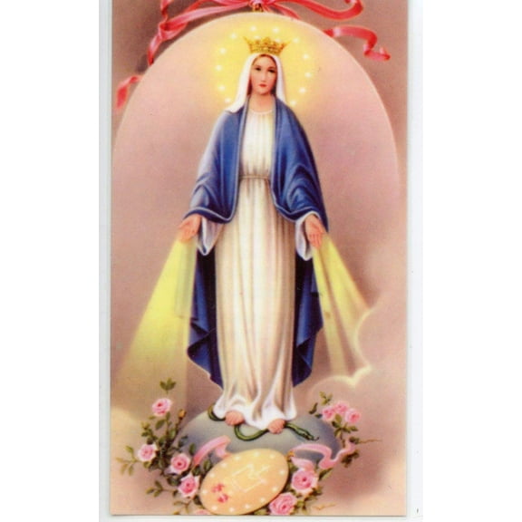 The Angelus (2) holy card - laminated - Pack of 25