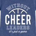 thumbnail image 3 of Instant Message - Basketball Without Cheerleaders it's Just a Game Fitted Short Sleeve Graphic T-Shirt, 3 of 6