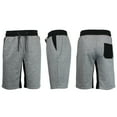 thumbnail image 4 of Men's French Terry Shorts With Contrast Trim Pockets & Waistband, 4 of 5
