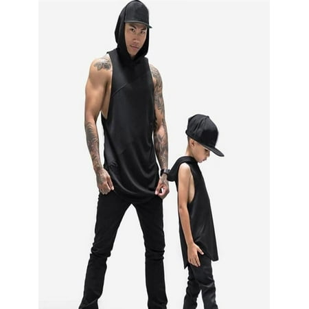 - OkrayDirect Men's Gyms Fitness Muscle Mesh Hoodie Sleeveless Singlet T-shirt Top Vest Tank