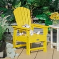 thumbnail image 2 of Costway Patio Kids' Adirondack Chair Seat Weather Resistant for Ages 3-8 Yellow, 2 of 6