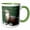 Green/White, variant on 3drose, Otter, 11oz Two-tone Red Mug