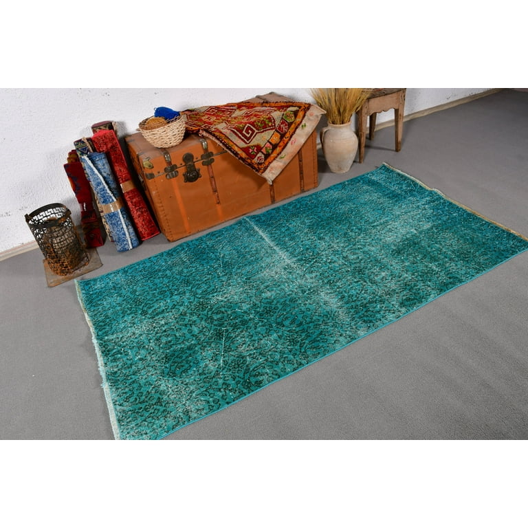 Door mat/ turkish offers rug 3 x 1,2 ft Turkish Rug Runner Vıntage Rug Small Rug Overdyed Rug Carpet Rug Over