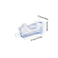thumbnail image 3 of BBilaBu Refrigerator Water Dispenser,Plastic Slim Water Jug with Spout Leak Proof,with Handle,for Parties Picnics And Daily Use，1.8 Gallon, 3 of 6