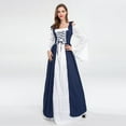 thumbnail image 5 of Jsaierl Women's Renaissance Costume Vintage Medieval Elegant Goth Plus Size Dresses Cosplay Irish Steampunk Ball Gown Chemise Dress, 5 of 9