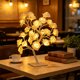 thumbnail image 1 of Romantic LED Rose Tree Branch Lamp With USB Fake Flower Night Light For Bedroom Desk Ideal Gift For Birthday Festival Special Occasion, 1 of 6