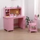 thumbnail image 5 of Escritorio y Silla para Niños, Mesa de Estudio de Madera con Estante de Almacenamiento y Panel de Corcho, Escritorio para Aprendizaje Infantil, 5 of 5