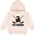 thumbnail image 2 of Inktastic 3rd Birthday Ice Hockey Sports Boys Party Toddler Hoodie, 2 of 4