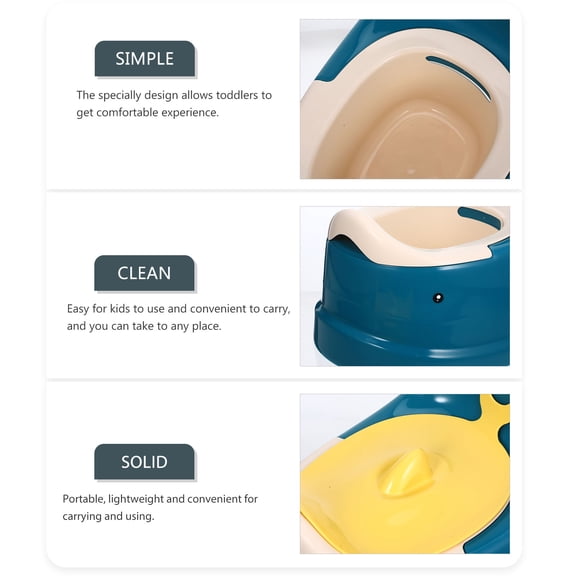 MERRYHAPY Portable Lightweight Toddler Potty Seat in , PP Material, Ideal for Travel and Home Use, 1 Count
