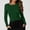 #2Army Green, variant on ByworldtasicNo Boundaries Womens Long Sleeve T Shirts Basic Y2K Tops Buttery-Soft Fitted Cute Tops Slim Fit Undershirts