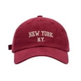 thumbnail image 4 of Toddler Hat Letter New York Embroidery Baseball Hat for Kids Breathable Travel Toddler Baseball Caps for Boys 2-8 Years Kids Clothes, 4 of 5