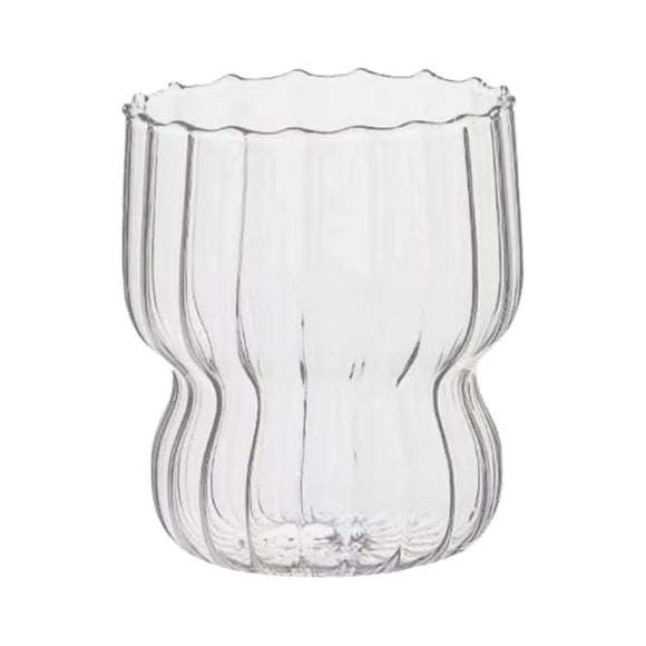 Luzkey Glass Dessert Bowl Mini Trifle Bowl Party Stable Stand Ice Cream Cups Striped Dessert Sundae Bowls for Breakfast Snacks Salad
