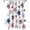 Color 4, variant on Amarainy Patriotic 4th of July Polyester Shower Curtain Independence Day America Memorial Day Stars Shower Curtain Neutral Country Rustic Bathroom Bath Decor 72 W x72 H Inch