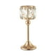 thumbnail image 2 of Candelabros Dorados Candelabros Decorativos Iglesia Hogar Restaurantes Oficinas 25cm Sunnimix candelabros de mesa de cristal, 2 of 8