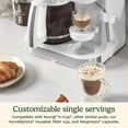 thumbnail image 3 of Cuisinart Cafetera Barista System, Coffee Center Máquina de café 4 en 1, Café de una sola porción, Compatible con cápsulas Espresso y Nespresso, Jarra de 12 tazas, Blanco, SS-4N1W, 3 of 5