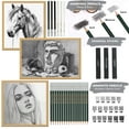 thumbnail image 4 of 70 Pack Drawing Set Sketching Kit,  Sketch Pencils Art Supplies for Adults Artists Kids with Sketchbook,Graphite,Charcoal Pencils,Blending Tools, 4 of 7