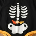 thumbnail image 5 of URMAGIC Baby Boy Girl Halloween Skull Long Sleeve Oversized Romper,Newborn, 5 of 9