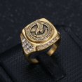 thumbnail image 4 of New Eagle Badge Philippines Ring Men's Ring 14K Yellow Gold Animal Pattern Ring Accessories Party Jewelry, 4 of 6