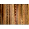thumbnail image 1 of Ahgly Company Indoor Rectangle Abstract Orange Modern Area Rugs, 4' x 6', 1 of 4