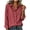 Red, variant on Aboser Stripes Button Down Shirts Women Dressy Casual Cotton Shirt Fall Long Sleeve Blouses Work Office Wear Classy Lapel Collar Tops