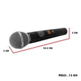 thumbnail image 3 of Set Profesional 4 Micrófonos Inalámbricos UHF Steelpro Color Negro, 3 of 6