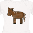 thumbnail image 4 of Inktastic Horse Boys or Girls Long Sleeve Baby Bodysuit, 4 of 5