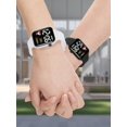 thumbnail image 2 of 2pcs Simple Couple Electronic Watches, 2 of 4