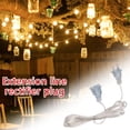 thumbnail image 4 of Transparent Extension Cable, 10 Feet Invisible Power Cable for Christmas Decorations, Lightweight & Flexible Power Cable for Garlands and Lights, Transparent Cord for Event Rooms, 4 of 8