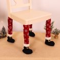 thumbnail image 1 of Fundas Para Patas De Silla Funda navideña para silla, calcetines, elfos decorativos para decoración de fiesta en el hogar (pata negra), 1 of 6