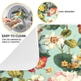 thumbnail image 2 of Dish Drying Mat Microfiber Kitchen Pad Large Counter Absorbent Dish Mats Drainer Rack 16"x18" Floral Pattern with Roses, 2 of 7