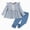 A12-Blue, variant on Baby Girl Clothes Toddler Girl Outfits Ruffle Shirt Pants Cute Outfit Set Fall Winter Clothes