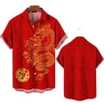 thumbnail image 5 of Camisa con estampado 3D de dragón chino 2024 para hombre y mujer, camisa hawaiana de moda de verano, blusa holgada de manga corta, ropa, 5 of 5
