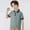 Dark Green, variant on Dpytoraw Toddler Boys Girls Short Sleeve Summer Casual Striped Gentleman Tops Holiday Shirts T Shirt Toddler Boys Easter Theme Button-Up Shirts Size 2-3 Years